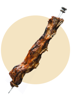 Espeto de costela bovina